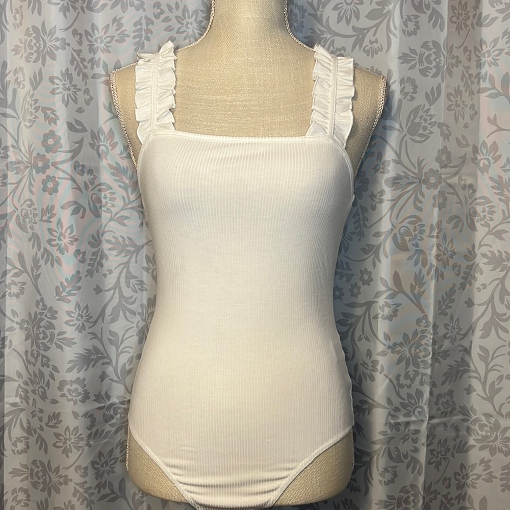 Ruffle Strap Bodysuit